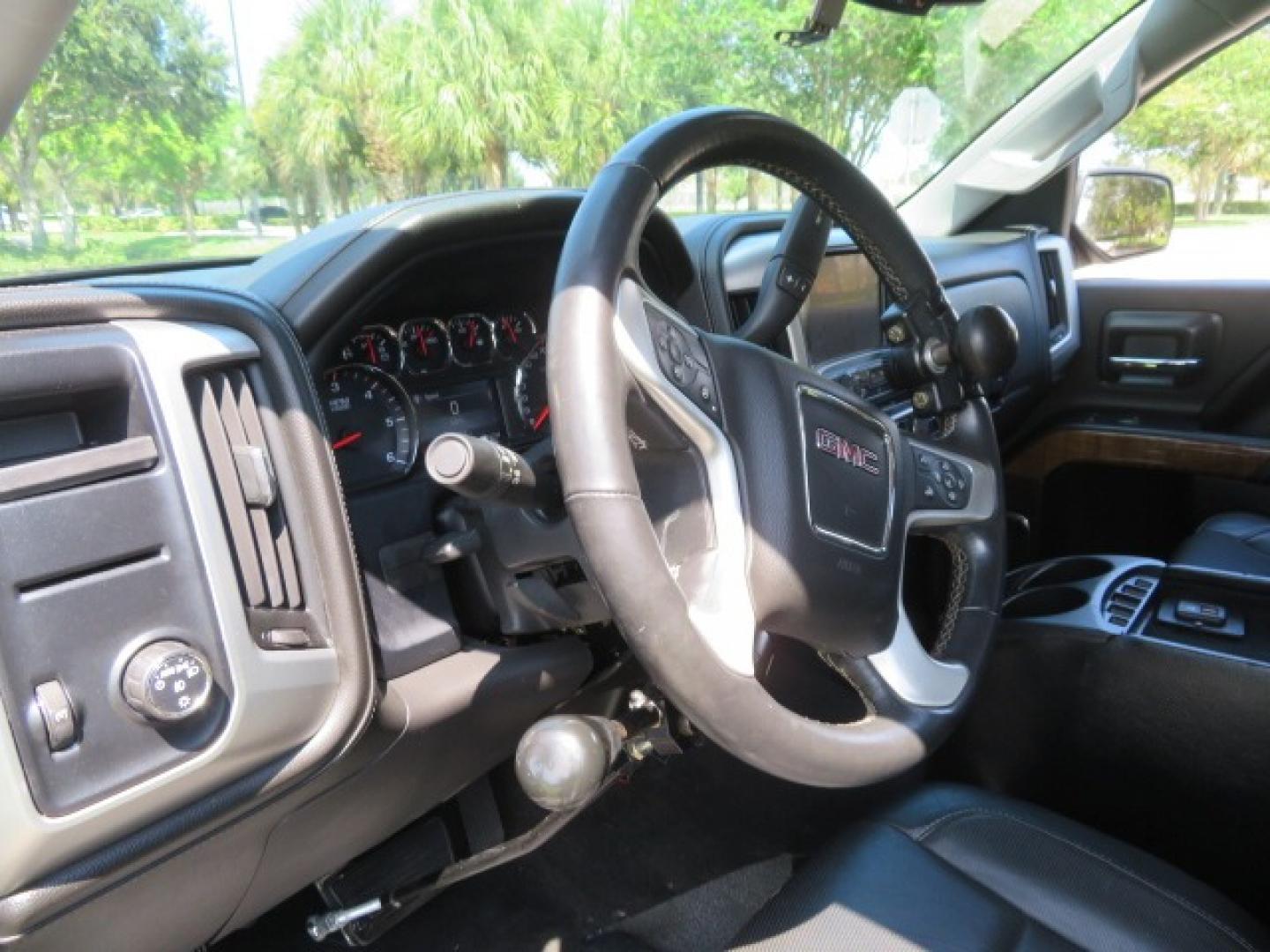 2014 /Black GMC Sierra 1500 SLT Crew Cab 2WD (3GTP1VEC2EG) with an 5.3L V8 OHV 16V engine, 6-Speed Automatic transmission, located at 4301 Oak Circle #19, Boca Raton, FL, 33431, (954) 561-2499, 26.388861, -80.084038 - Photo#57